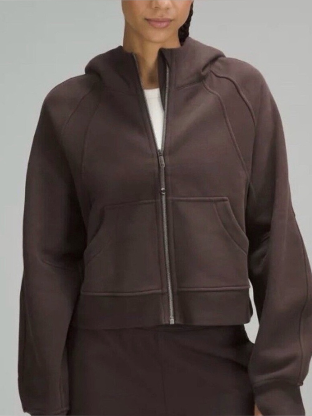 Lululemon Scuba Oversized Scuba Full Zip - Espresso